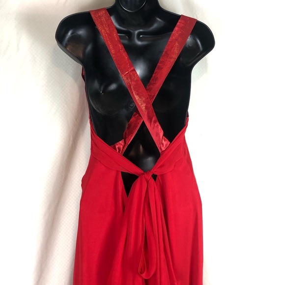 Maria Bonita Floor length Red Dress - Picture 5 of 7